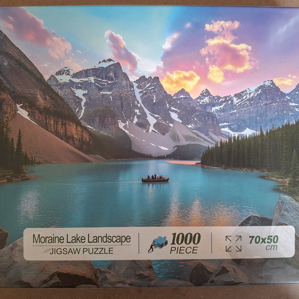 NWOT Moraine Lake Landscape 1000 Pc Jigsaw Puzzle